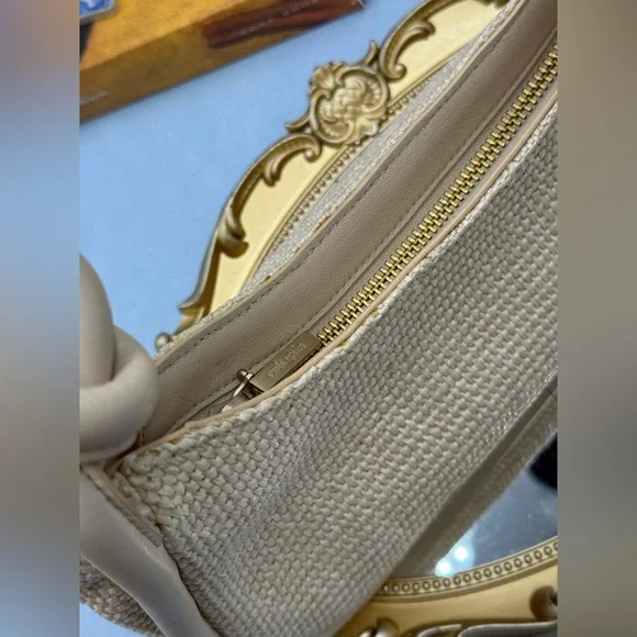 🆕 CULT GAIA 🧿 NWOT Brisa Woven Raffia Knotted Shoulder Bag, Cream / Natural - Picture 14 of 15